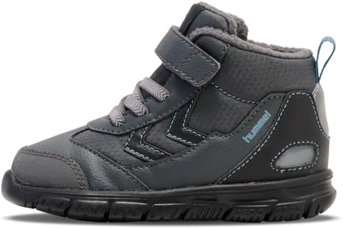 hummel Jungen Unisex Kinder Crosslite Winter MID Infant Ankle Boot, Forged Iron, 21 EU von hummel