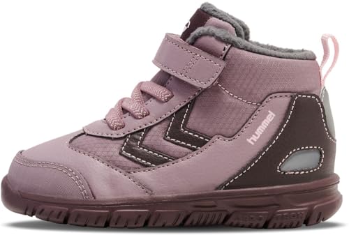 hummel Jungen Unisex Kinder Crosslite Winter MID Infant Ankle Boot, Twilight Mauve, 22 EU von hummel