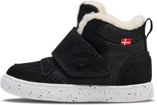 hummel Jungen Unisex Kinder Stadil Winter Infant Ankle Boot, Black, 23 EU von hummel