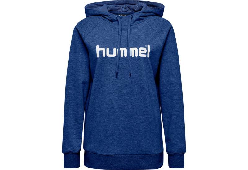 hummel Kapuzenpullover Hummel Damen Kapuzenpullover Go Cotton Logo Hoodie Woman 203517 von hummel