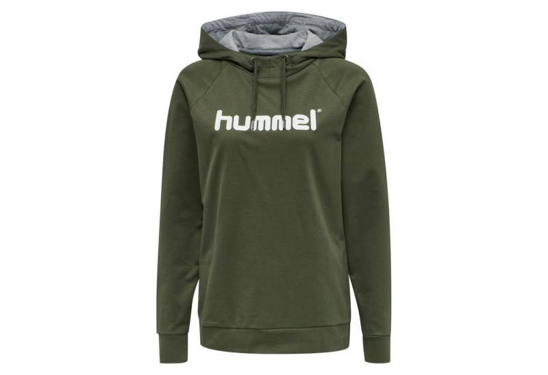 hummel Kapuzenpullover Hummel Damen Kapuzenpullover Go Cotton Logo Hoodie Woman 203517 von hummel