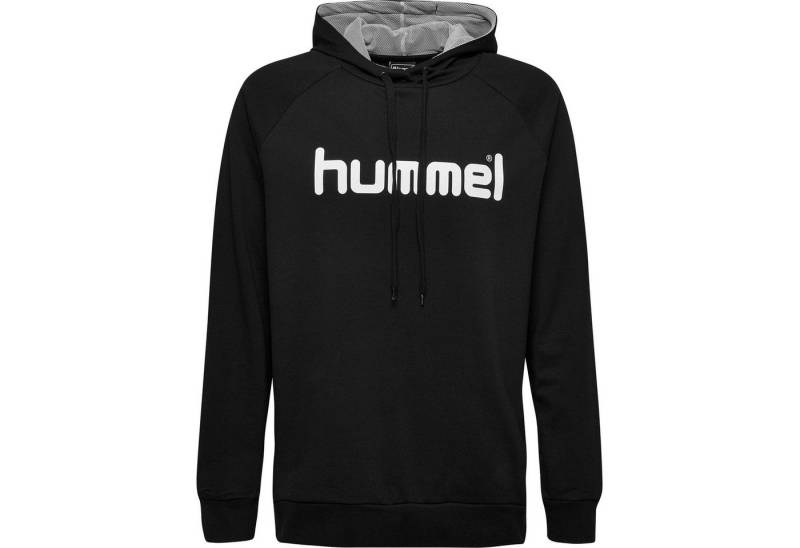 hummel Kapuzenpullover Hummel Herren Kapuzenpullover Go Cotton Logo Hoodie 203511 von hummel
