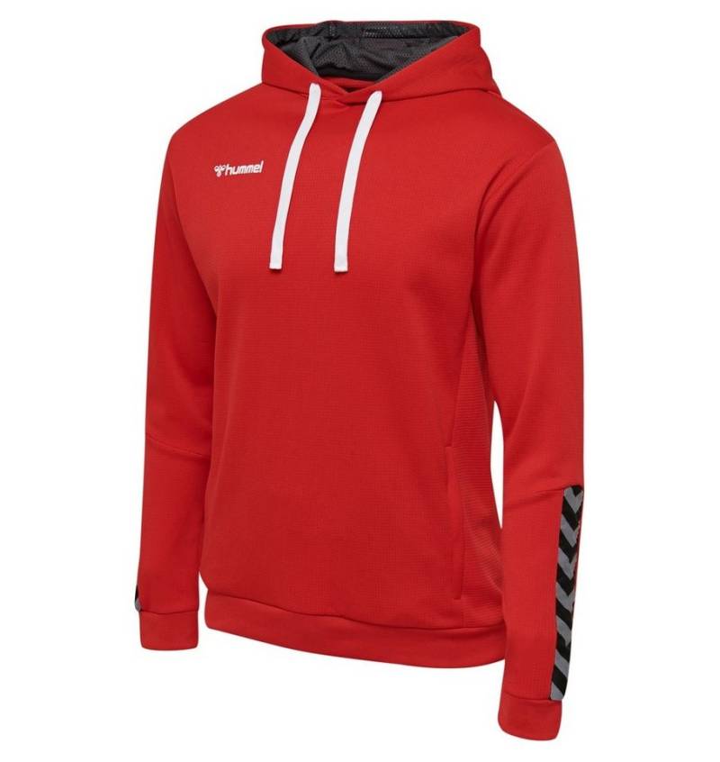 hummel Kapuzenpullover hmlAUTHENTIC Poly Hoodie (gestrickter Polyester) mit Kapuze rot Herren von hummel