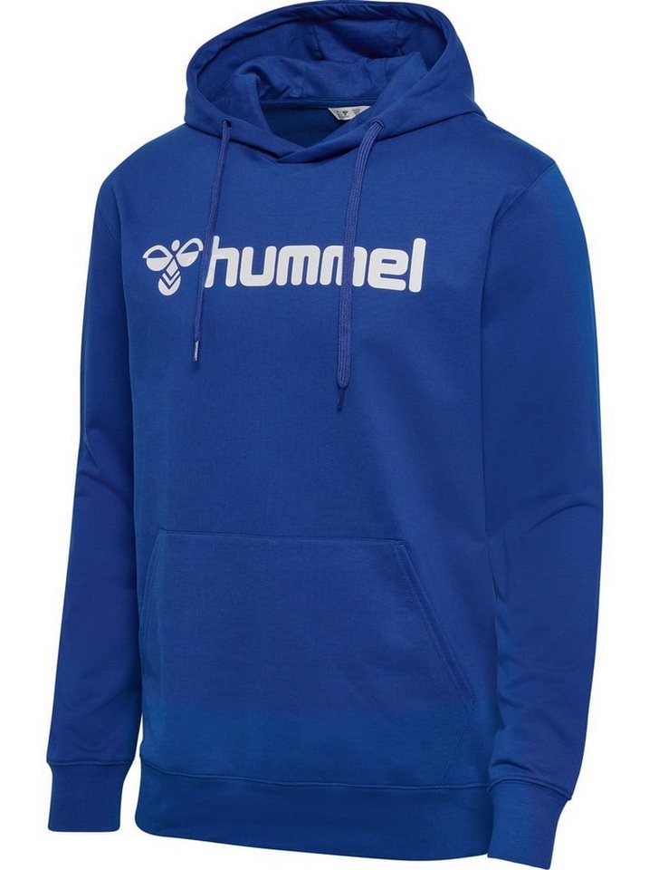 hummel Kapuzenpullover hmlGO 2.0 Logo Hoodie (weicher Sweatstoff) dunkelblau Herren von hummel