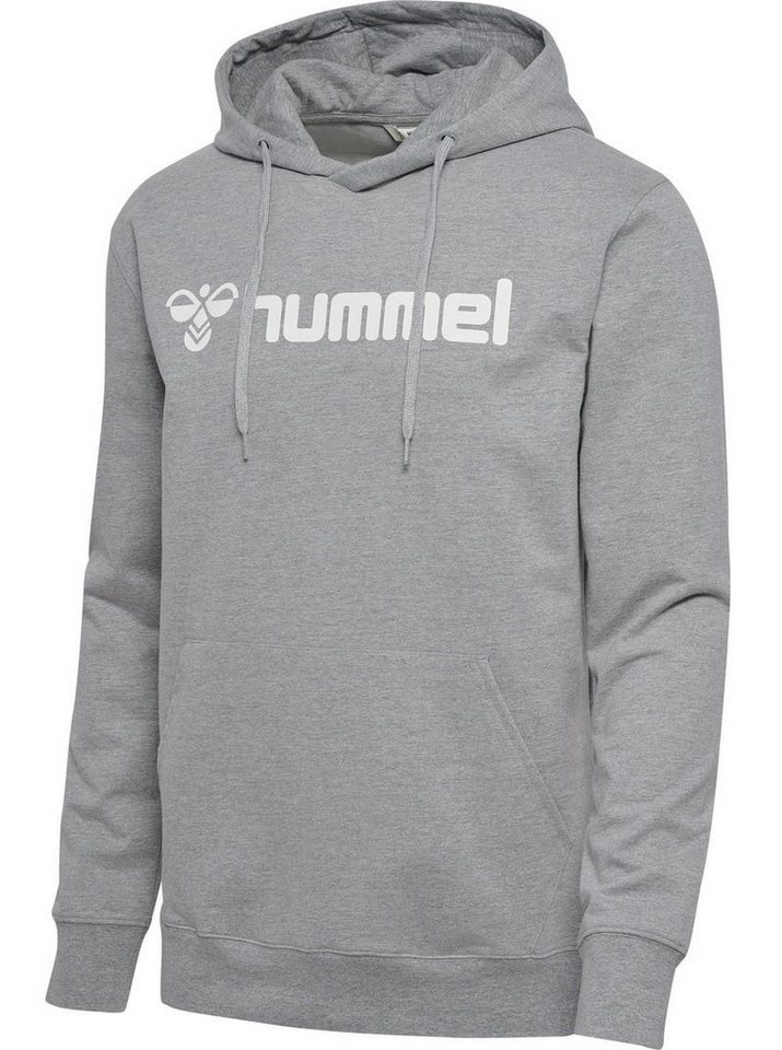 hummel Kapuzenpullover hmlGO 2.0 Logo Hoodie (weicher Sweatstoff) grau Herren von hummel