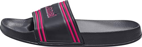 hummel Kinder Badeschlappen Pool Slide Jr. 204050 Black Iris 27 von hummel