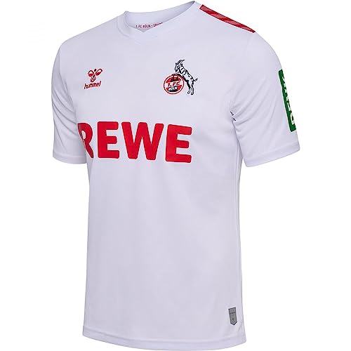 hummel Kinder Fußballtrikot 1. FC Köln 23-24 Heim White-True red 140 von hummel