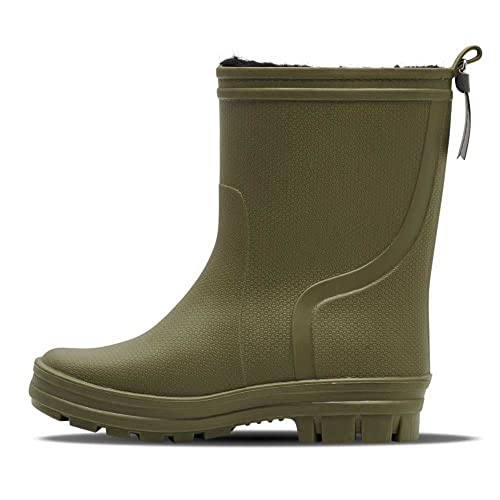 hummel Kinder Gummistiefel Thermo Boot Jr. 206869 Dark Olive 24 von hummel