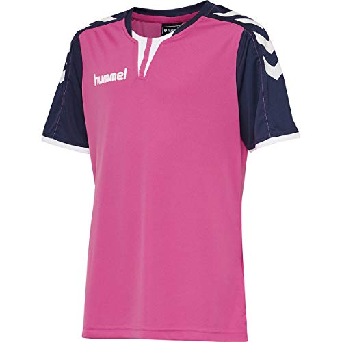 hummel Kinder Trikot Core SS Poly Jersey 103636 Rose Violet/Marine PR 116-128 von hummel