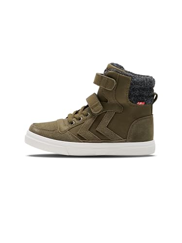 hummel Winterboot Stadil Winter Unisex Kinder Atmungsaktiv Leichte Design Dark Olive von hummel