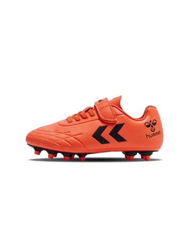 hummel Unisex Kinder Klettverschluss Turf, Soft Ground, Firm Top Star Fußball Football Shoe, Nasturtium, 31 EU von hummel
