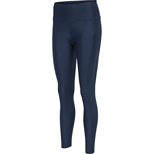 hummel Hmlte Tola High Waist Tights Damen Training Leggings Mit Beecool Technologie von hummel