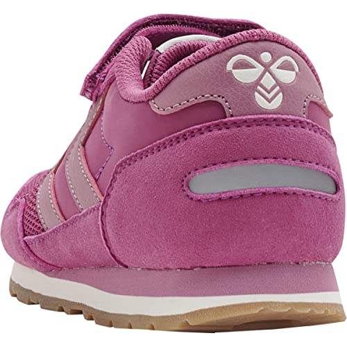 hummel Mädchen Sneaker Kinderschuhe Klett Halbschuh Freizeitschuh Reflex Jr Pink, Größe:37 von hummel