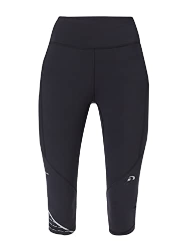 hummel Newline Damen Chicago Knee Tight Laufbekleidung Tight Schwarz - S von hummel