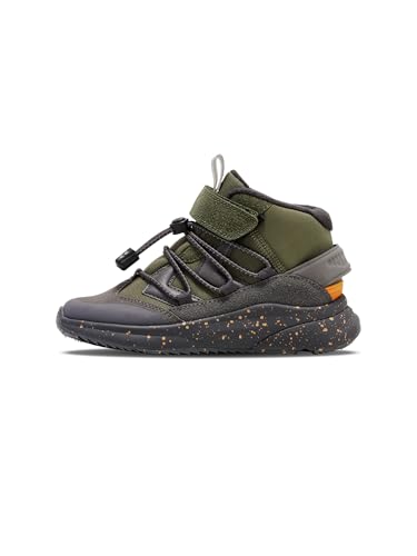 hummel Unisex Kinder Reach Conquer Mid Tex Jr Ankle Boot, Dusty Olive, 32 EU von hummel
