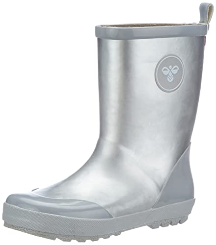 Hummel Unisex Kinder Rubber Boot Jr Gummistiefel, Silber, 28 EU von hummel