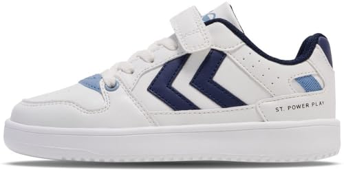 hummel ST. Power Play JR Sneaker, White/Blue, 28 EU von hummel