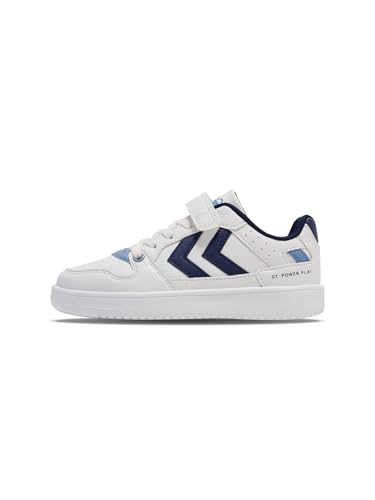 hummel ST. Power Play JR Sneaker, White/Blue, 33 EU von hummel