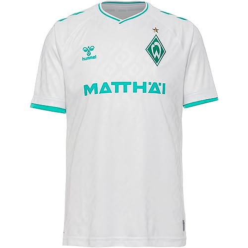 hummel SV Werder Bremen Trikot Away 2023/2024 Herren weiß/hellblau, M von hummel