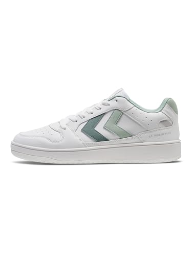 hummel Damen Sneaker St. Power Play WMNS 218557 White/Silt Green 41 von hummel