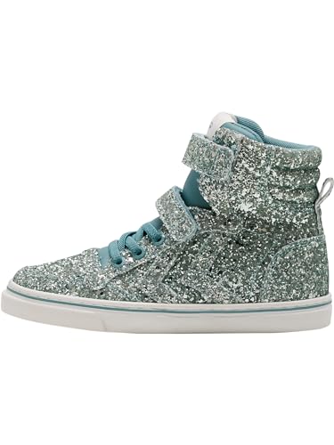 hummel Slimmer Stadil Glitter Mädchen Athleisure Sneaker Mid Mit Klettverschluss von hummel