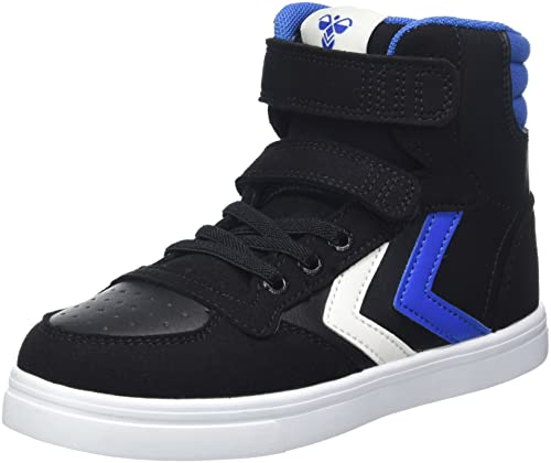 hummel Slimmer Stadil High Unisex Kinder Athleisure Sneaker Mit Klettverschluss von hummel