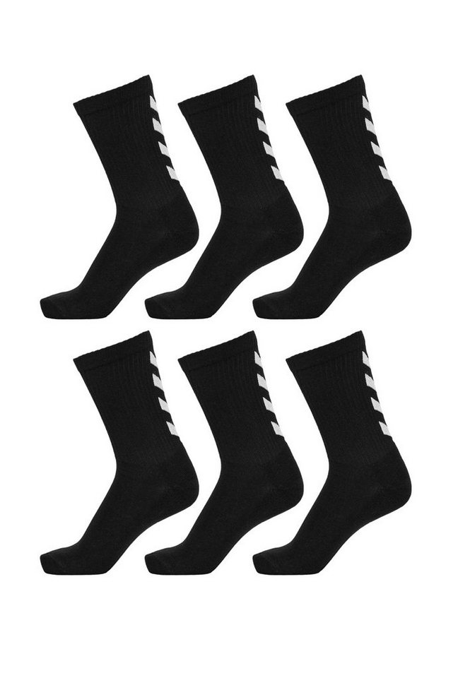 hummel Socken 6-er Pack Sport Socken Lange Basic Socken FUNDAMENTAL (6-Paar, sportlich) FUNDAMENTAL SOCKS 6-Pack von hummel