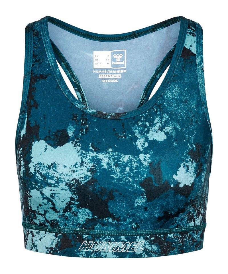 hummel Sport-BH Hummel Te Digi Sandstorm Aop Sport-BH Damen default von hummel
