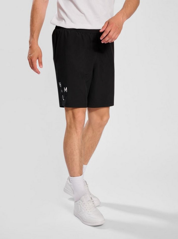 hummel Sporthose hmlACTIVE COURT Wov Shorts (hoher Tragekomfort) kurz schwarz Herren von hummel