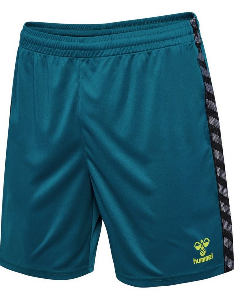 hummel Sporthose hmlAUTHENTIC PL Shorts (100% Polyester) kurz coralblau Herren von hummel