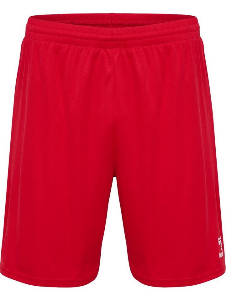 hummel Sporthose hmlESSENTIAL Shorts (angenehmes Tragegefühl) kurz rot Herren von hummel