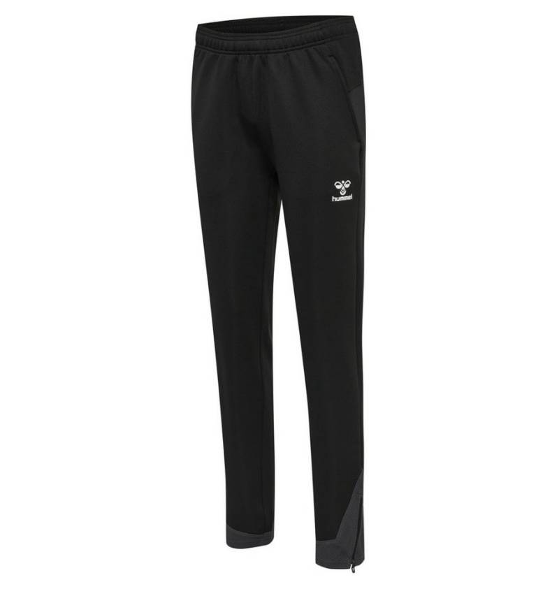hummel Sporthose hmlLEAD Poly Pants (Seitentaschen, dehnbarer Sweatstoff) Lang schwarz von hummel