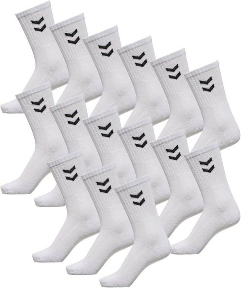 hummel Sportsocken Atmungsaktive Sportstrümpfe aus Baumwollmischung (15-Paar) Performancesocken für Damen & Herren von hummel