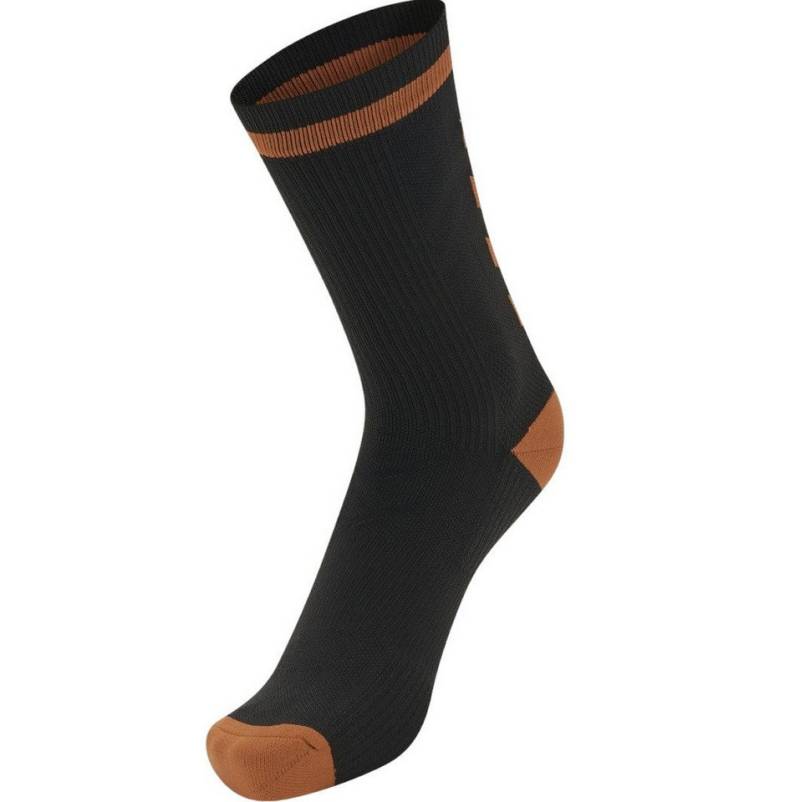 hummel Sportsocken Elite Indoor Low schwarz/orange - 1 Paar von hummel