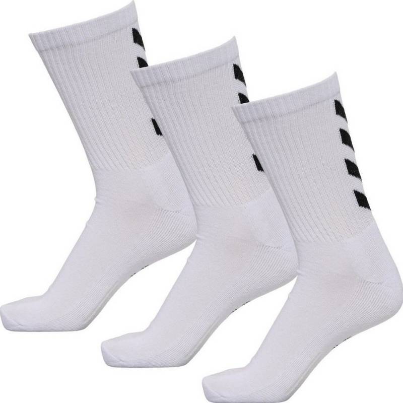 hummel Sportsocken Fundamental Crew weiss/schwarz - 3 Paar hummel Sportsocken Fundamental Crew weiss/schwarz - 3 Paar von hummel