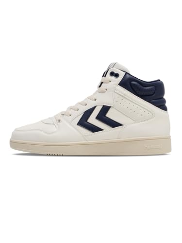 hummel Unisex ST Power Play MID PL Sneaker, Marshmallow/Black IRIS, 37 EU von hummel