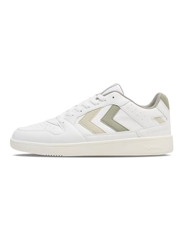 hummel Damen ST. Power Play WMNS Sneaker, White/Seagrass/Bone White, 36 EU von hummel