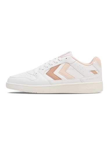 hummel Damen Schnürsenkel St. Power Sneaker, White Soft Pink Mahogany Rose, 36 EU von hummel