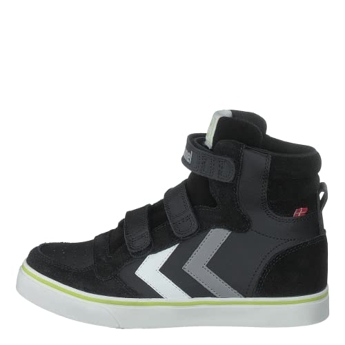 hummel Unisex Kinder Stadil Pro Jr Sneaker , BLACK , 27 EU von hummel