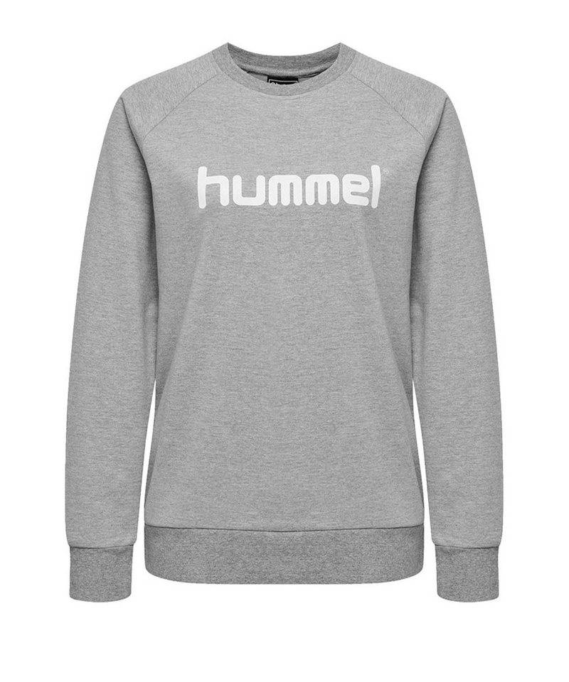 hummel Sweater Cotton Logo Sweatshirt Damen von hummel
