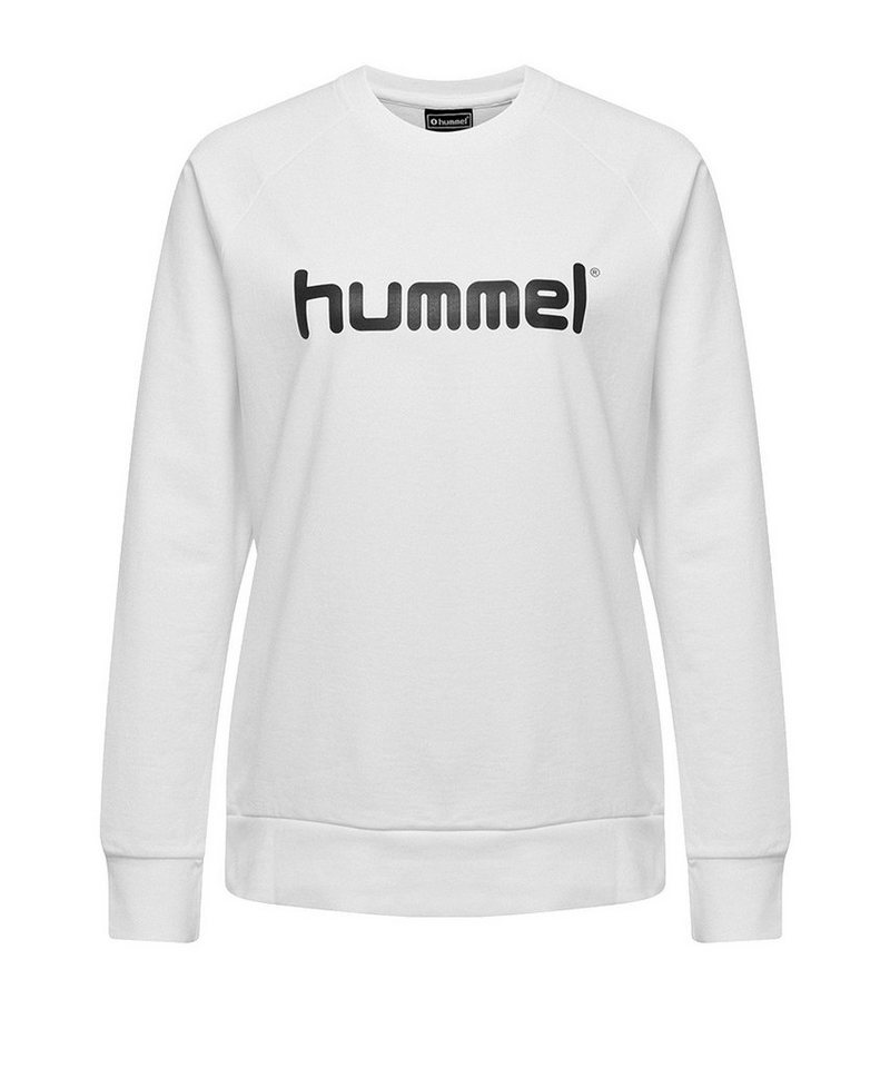 hummel Sweater Cotton Logo Sweatshirt Damen von hummel