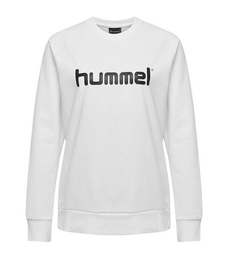 hummel Sweater Hummel Cotton Logo Sweatshirt Damen Langarm-Shirts von hummel