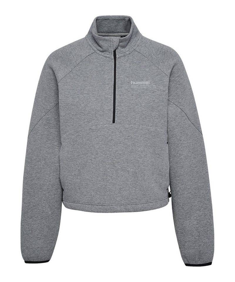 hummel Sweater Hummel Tech Fleece Boxy Half Zip Sweatshirt Damen von hummel
