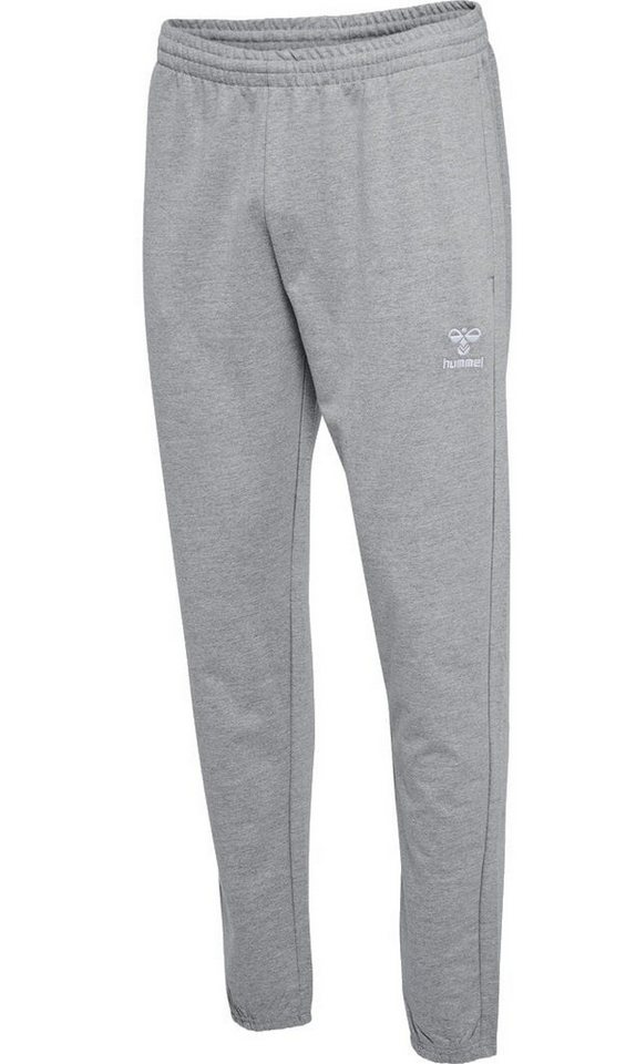 hummel Sweatpants Freizeithose hmlGO 2.0 (weicher Sweatstoff) lang grau Herren von hummel