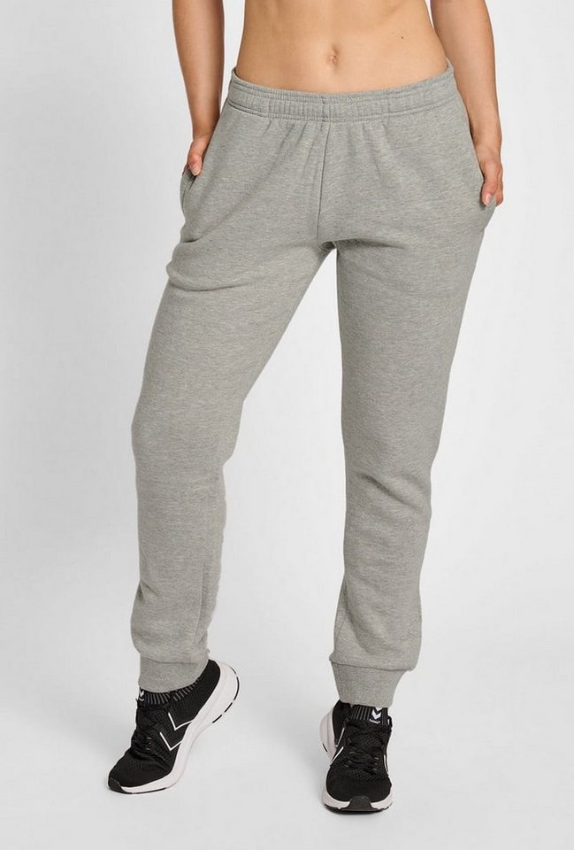 hummel Sweatpants Freizeithose hmlRED Basic (Baumwolle) grau Damen von hummel