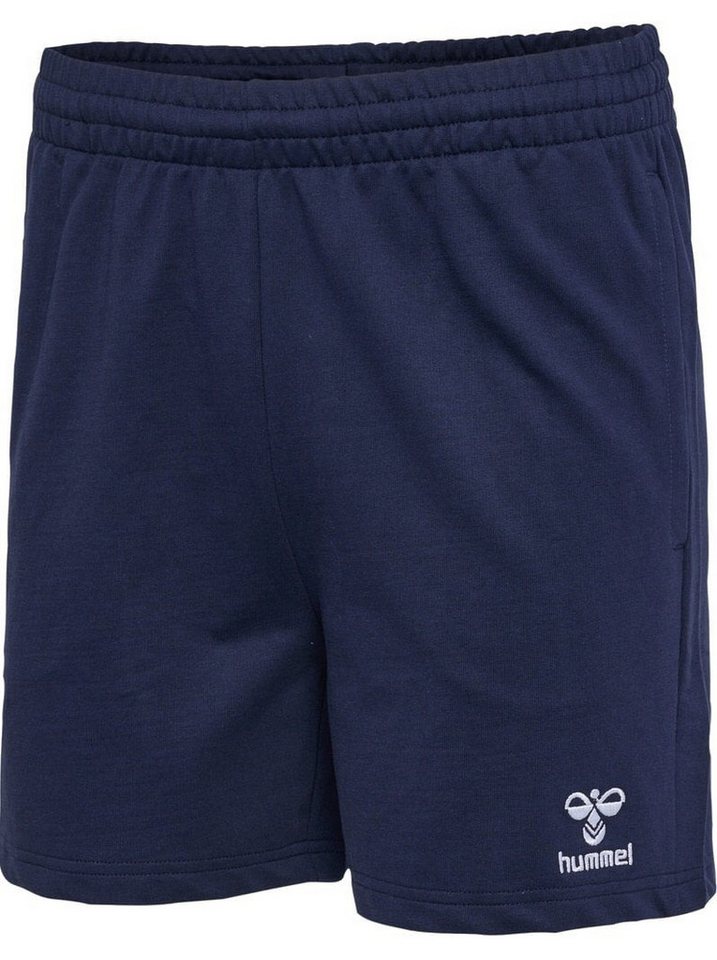 hummel Sweatshorts Freizeithose hmlGO 2.0 (Bio-Baumwolle) kurz marineblau Damen von hummel