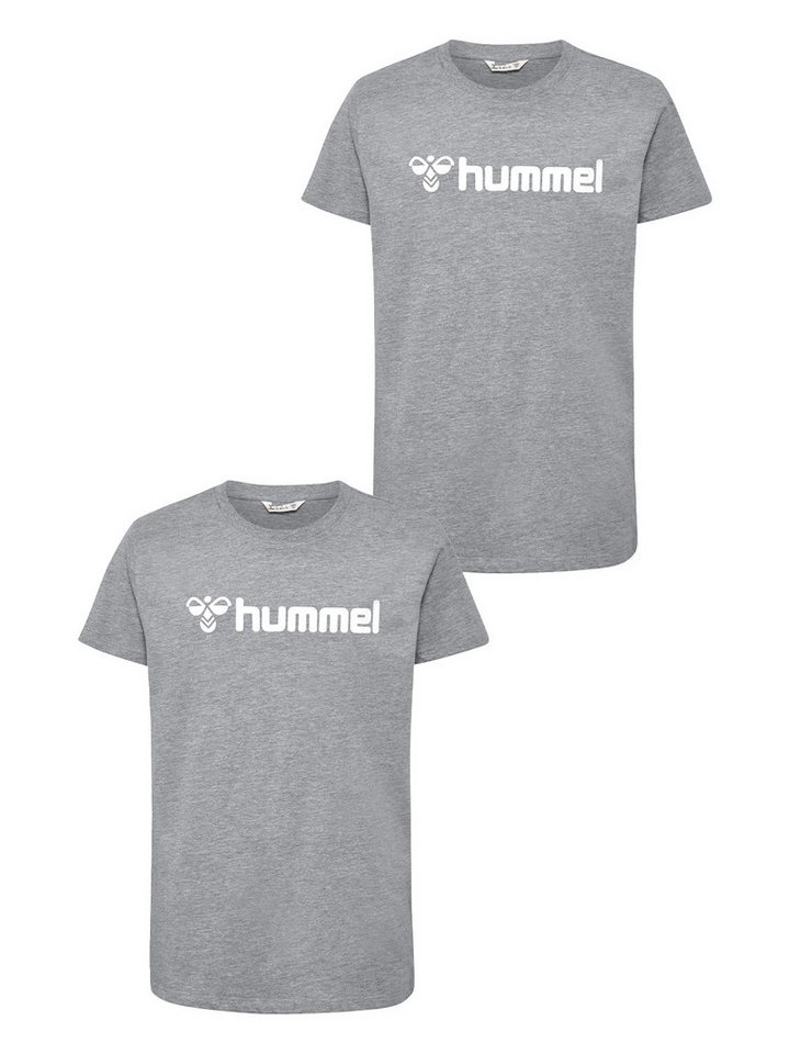 hummel T-Shirt 2er-SET Mit Logo Print und Rundhals (2-tlg) hmlGO 2.0 LOGO T-SHIRT S/S KIDS von hummel