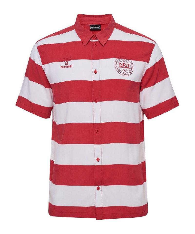 hummel T-Shirt Hummel Dänemark Fan T-Shirt EM 2024 Kurzarm-Shirts Baumwolle von hummel