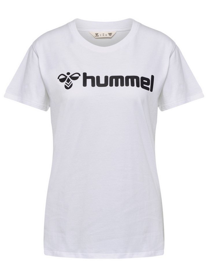 hummel T-Shirt Regular Fit Stretch Rundhalsausschnitt Logo hmlGO 2.0 LOGO T-SHIRT S/S WOMAN von hummel