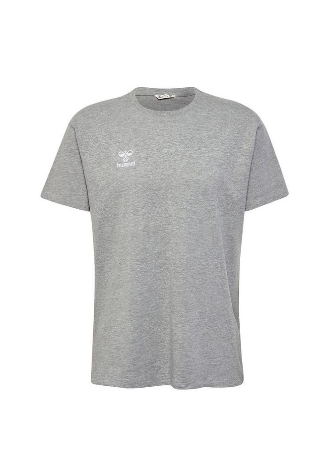 hummel T-Shirt Rundhalsausschnitt gesticktes Logo Regular fit hmlGO 2.0 T-SHIRT S/S von hummel